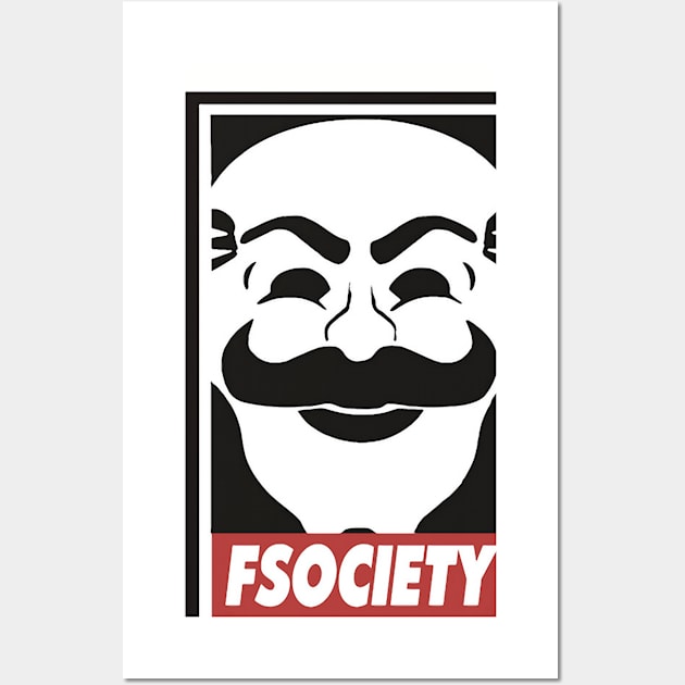 fsociety Wall Art by Ward